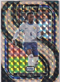 2024-25 Panini Select FIFA Orange Prizm Eduardo Camavinga  /125