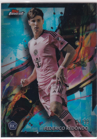 2024 Topps Finest MLS Federico Redondo RC /99