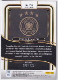 2024-25 Panini Select FIFA Joshua Kimmich /125