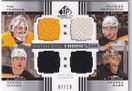 2011-12 SP Game Used Authentic Fabrics Quads #AF4BOS Tim Thomas/Patrice Bergeron/Zdeno Chara/Tuukka Rask /10