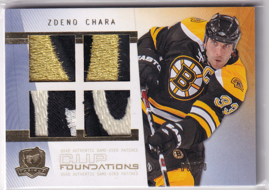  2009-10 The Cup Foundations Patches #CFZC Zdeno Chara /10