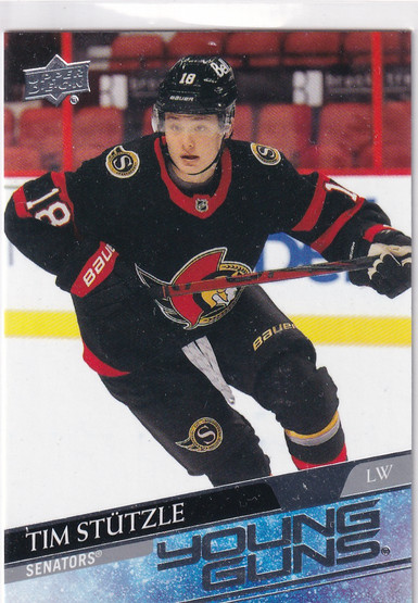  2020-21 Upper Deck #482 Tim Stutzle YG RC