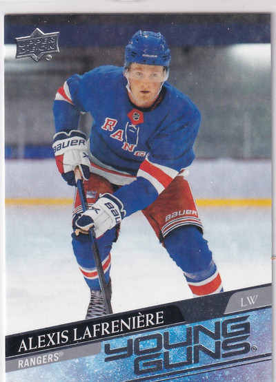 2020-21 Upper Deck #201 Alexis Lafreniere YG RC