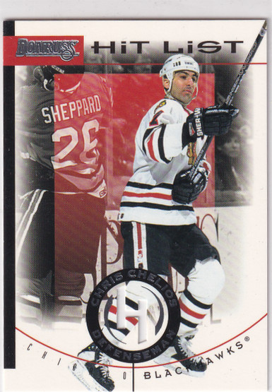 1996-97 Donruss Hit List #6 Chris Chelios /10000