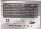  2010-11 ITG Heroes and Prospects Hero and Prospect Jerseys Gold #HP13 Dougie Hamilton/Zdeno Chara /10