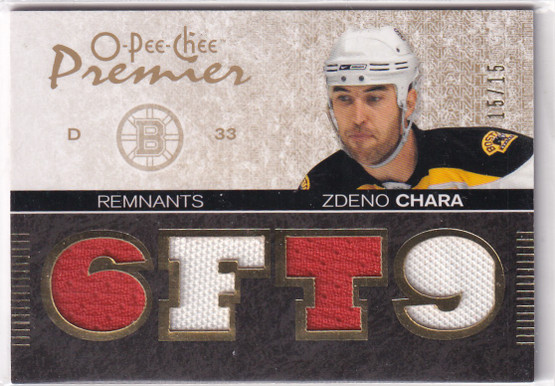 2007-08 OPC Premier Remnants Quads Jerseys #PRZC Zdeno Chara /15