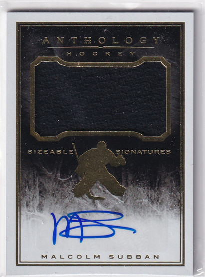  2015-16 Panini Anthology Sizeable Jersey Signatures #4 Malcolm Subban/299