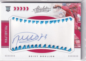  2020 Absolute Light Blue #130 Deivy Grullon AU/50