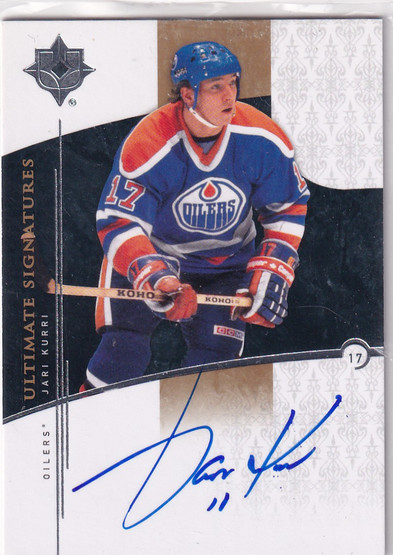  2009-10 Ultimate Collection Ultimate Signatures #USJK Jari Kurri