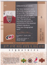  2001-02 UD Premier Collection Signatures #AI Arturs Irbe B