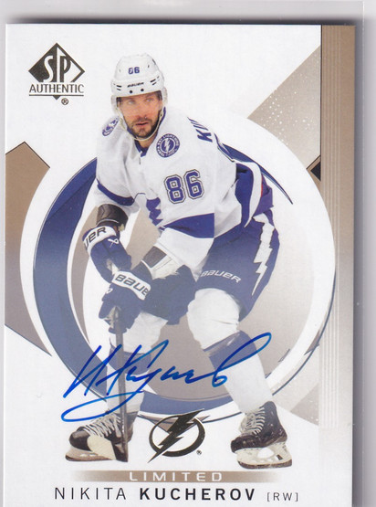  2024-25 SP Authentic Limited Autographs #14 Nikita Kucherov SP
