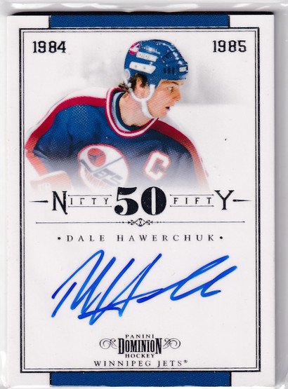  2010-11 Dominion Nifty 50 Autographs #20 Dale Hawerchuk /50