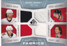 2007-08 SP Game Used Authentic Fabrics Quads #AF4CHI Sergei Samsonov/Robert Lang/Martin Havlat/Tuomo Ruutu /10