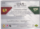  2006-07 SP Authentic Sign of the Times Duals #STET Tony Esposito/Marty Turco