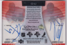  2006-07 Upper Deck Trilogy Combo Clearcut Autographs #C2LJ Roberto Luongo/Olli Jokinen /100