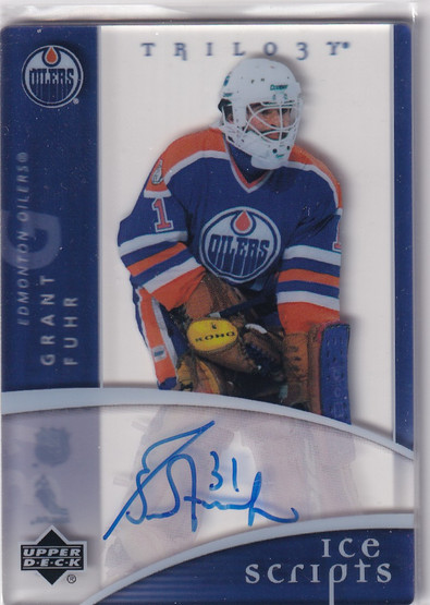  2007-08 Upper Deck Trilogy Ice Scripts #ISGF Grant Fuhr