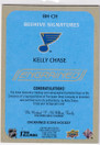  2024-25 Upper Deck Engrained Icons Beehive Portrait Signatures #BHCH Kelly Chase