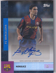 2025-26 FC Barcelona Team Set Marquez auto /50