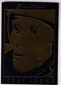 1996 Leaf Golden Portraits Elite Quality Jyrki Lumme