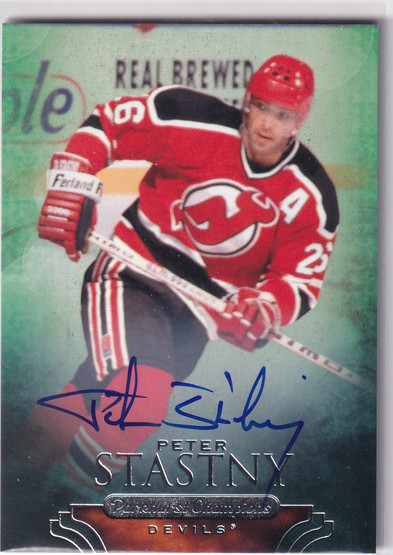  2011-12 Parkhurst Champions Autographs #26 Peter Stastny C