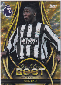 2025-26 Topps Premier League Golden Boot Andy Cole 