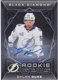  2025-26 Black Diamond Rookie Gems Signatures #RGSDD Dylan Duke/199