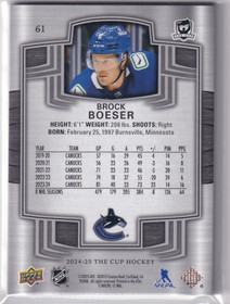  2024-25 The Cup #61 Brock Boeser /249