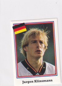 1994 Panini WC Usa EUROFLASH #163 Jurgen Klinsmann