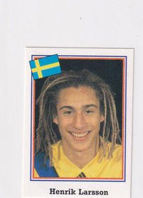 1994 Panini WC Usa EUROFLASH #128 Henrik Larsson RC