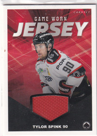 2019-20 Game Worn Jersey Tylor Spink /128