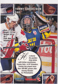 1996 Semic Wien Supergoalies Tommy Söderström