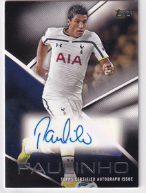 2014 Topps Premier Gold auto Paulinho