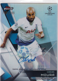 2017-18 Topps Finest auto Lucas Moura /399 