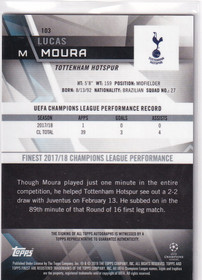 2017-18 Topps Finest auto Lucas Moura /399 
