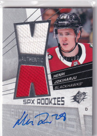 2018-19 SPx '08-09 Retro Rookies Autographs #08AHJ Henri Jokiharju /199