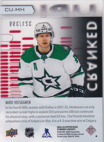  2022-23 Synergy Cranked Up Red #CUMH Miro Heiskanen /399