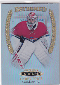  2019-20 Upper Deck Stature Esteemed #E6 Carey Price