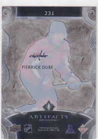  2024-25 Artifacts Clear Cut #231 Pierrick Dube