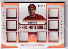  2017 ITG Used Rare Materials #RM05 Brett Hull/12