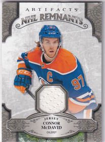  2019-20 Artifacts NHL Remnants #NRCM Connor McDavid A