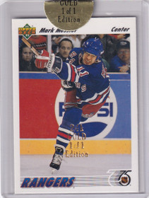 1991-92 UD 24K Gold Edition Mark Messier 1/1