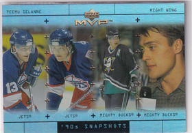  1999-00 Upper Deck MVP 90's Snapshots #S8 Teemu Selanne