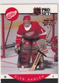  1990-91 Pro Set #72 Glen Hanlon 1/1