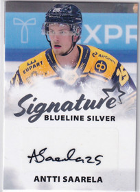 2024-25 Blueline Silver Signature Antti Saarela /100