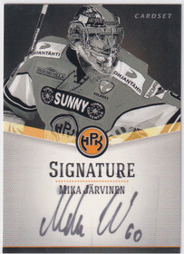 2012-13 Cardset Signature Mika Järvinen /125