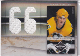  2010-11 Limited Jumbo Materials Jersey Numbers #22 Mario Lemieux /99