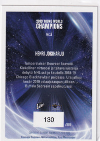 2019-20 Cardset Champions 2019 Henri Jokiharju /999