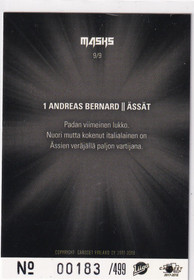 2017-18 Cardset Masks Andreas Bernard /499