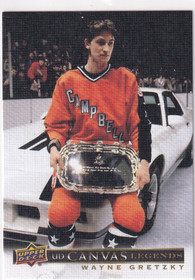  2020-21 SP Signature Legends UD Canvas Legends #C25 Wayne Gretzky