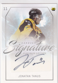 2018-19 Cardset Signature Jonatan Tanus /125